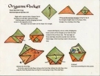 How to make an origami Pocket by Paula Krieg